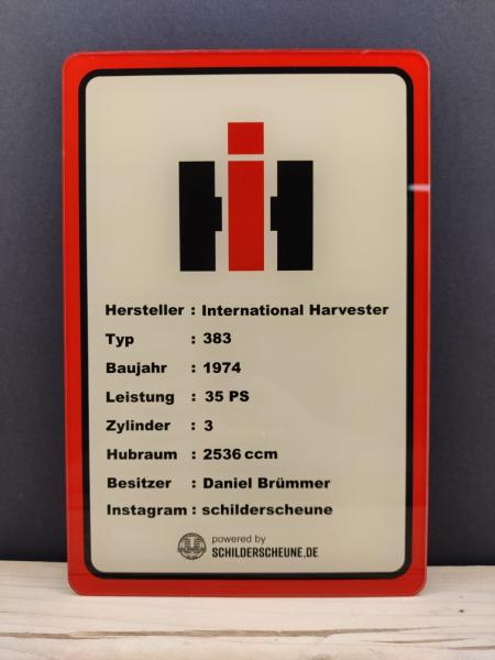 IHC Präsentationsschild